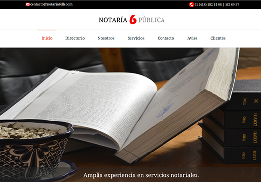 Sitio web de Notaría Pública 6 de Dolores Hidalgo